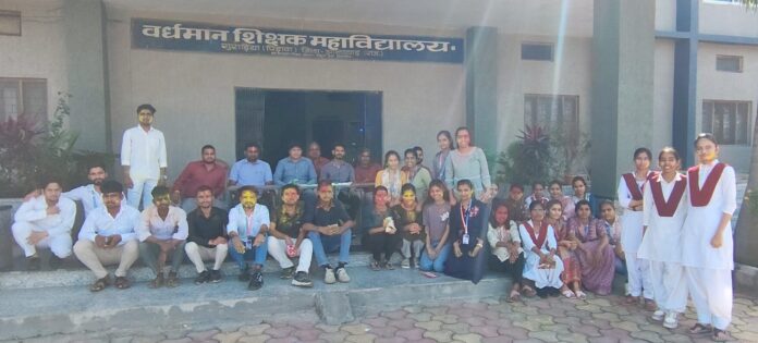 वर्धमान शिक्षक महाविद्यालय में फाग उत्सव की धूम