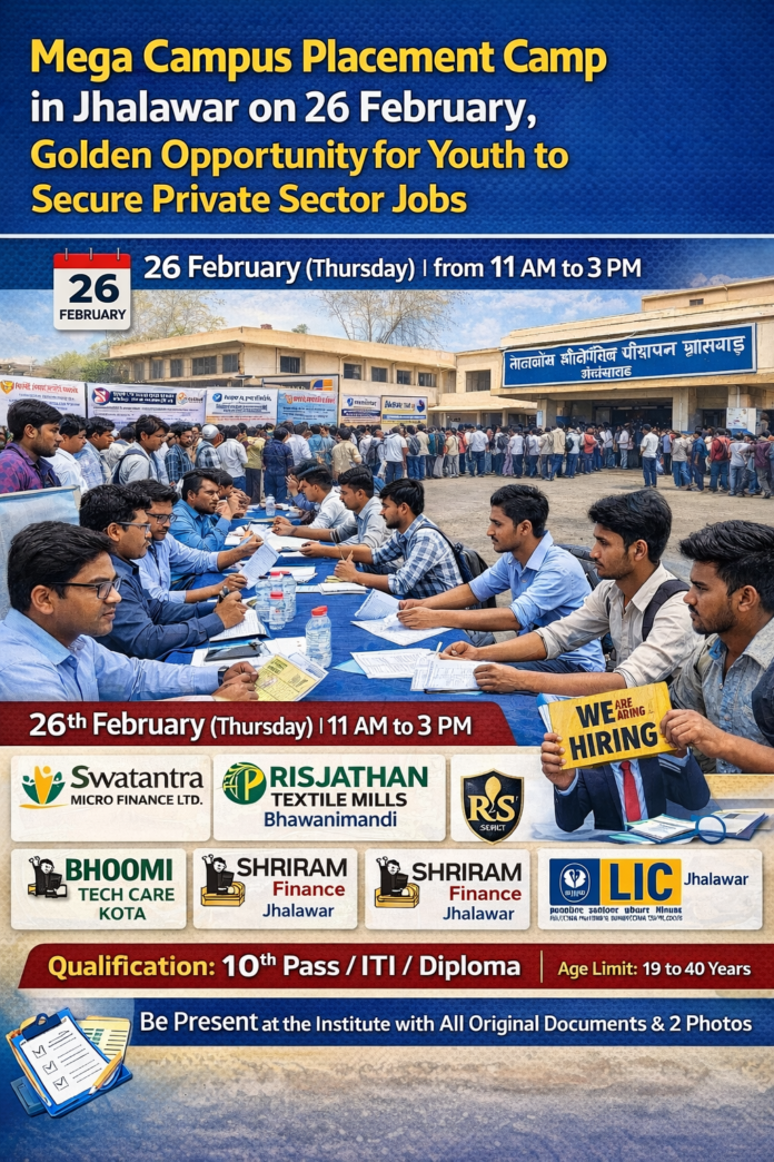 Jhalawar-News-Job VMOU: M.Sc. और B.Ed. में प्रवेश का अंतिम अवसर,