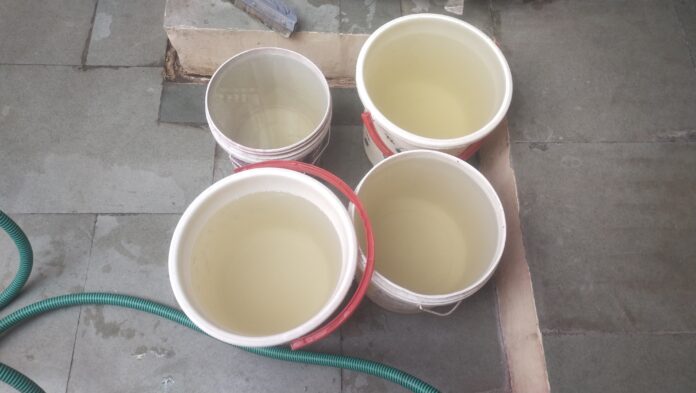 Raipur-News रायपुर में जलदाय विभाग की 'पीली करतूत'