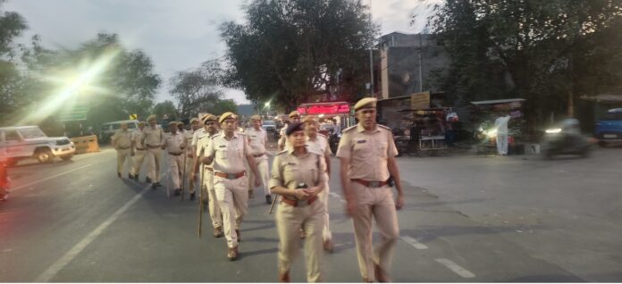 त्योहारों पर रायपुर में सुरक्षा का पहरा