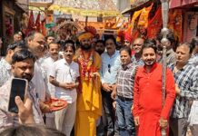 पिड़ावा क्षेत्र में हनुमान जन्मोत्सव की अभूतपूर्व धूम! महामण्डलेश्वर स्वामी पद्मनाभ शरण महाराज के सानिध्य में निकली भव्य कलश यात्रा; पिड़ावा क्षेत्र में हनुमान जन्मोत्सव की अभूतपूर्व धूम