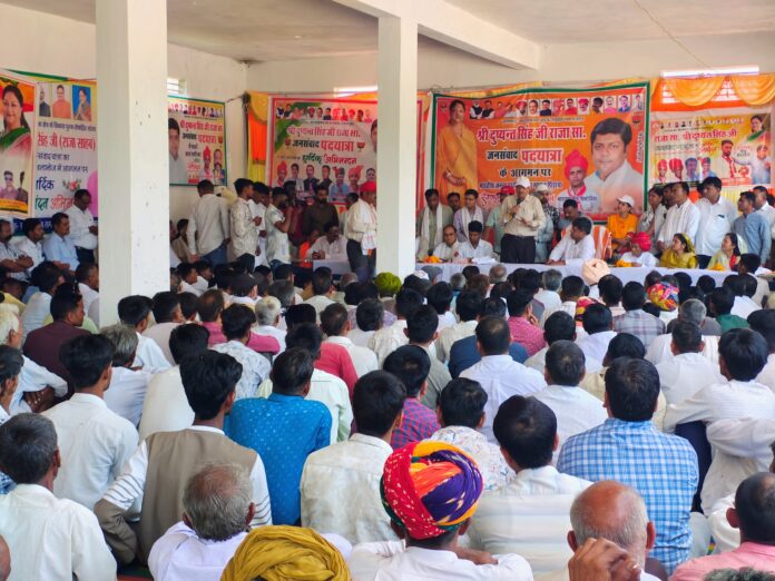 पिड़ावा में सांसद दुष्यंत सिंह का 'एक्शन अवतार'