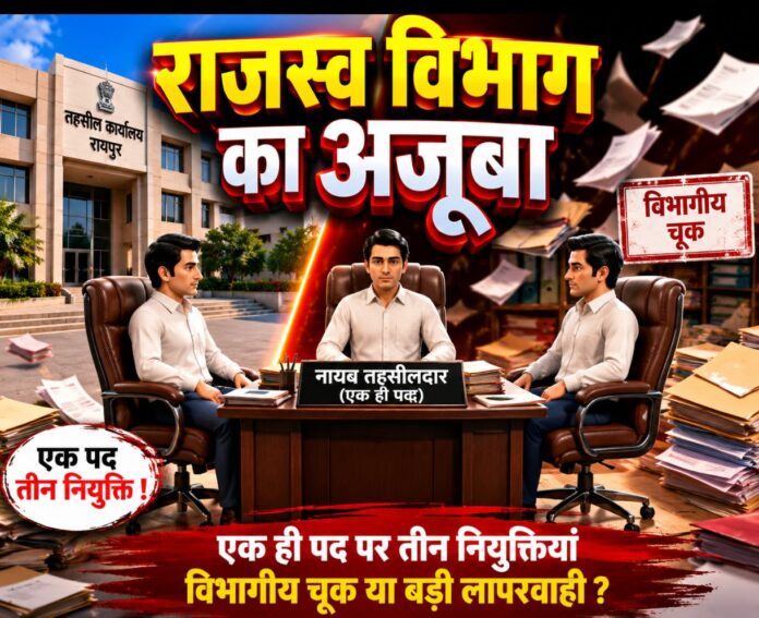 Raipur-News राजस्व विभाग का अजूबा